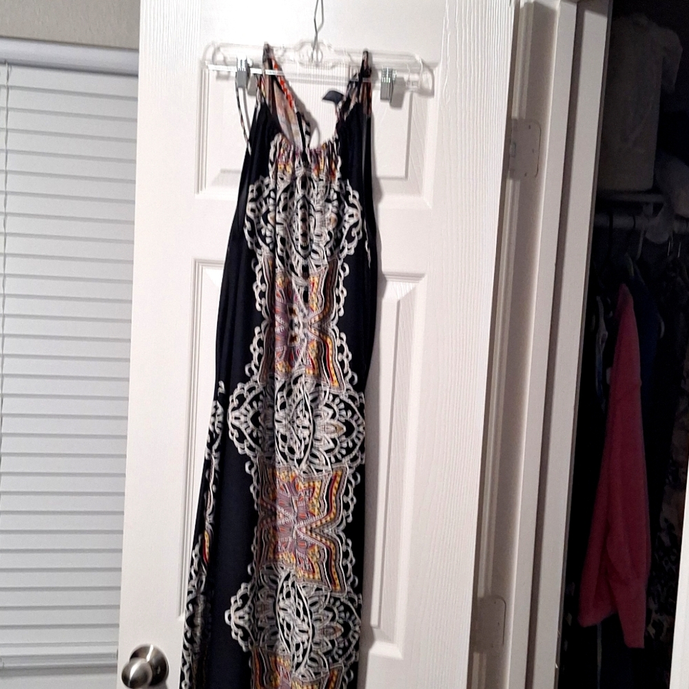 Strapless maxi dress